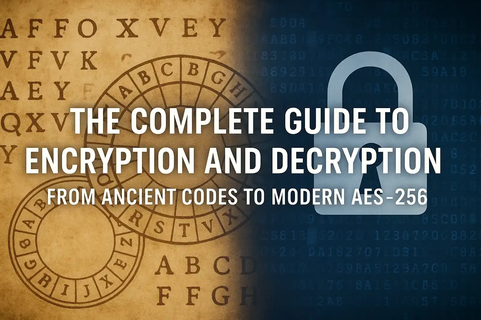 The Complete Guide to Encryption and Decryption: From Ancient Codes to Modern AES-256