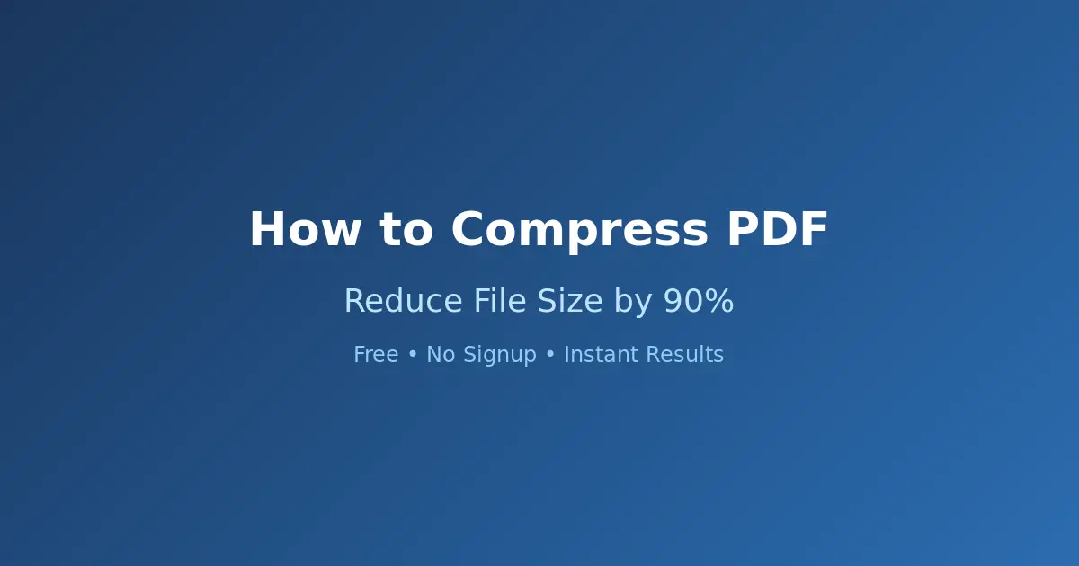How to Compress PDF Online Free - Reduce PDF Size Without Losing Quality - Comprehensive guide with visual examples and step-by-step instructions